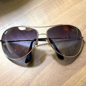 Ray-ban aviator (curved) silver